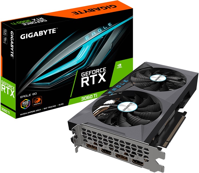Видеокарта nVidia RTX 3060Ti Gigabyte EAGLE