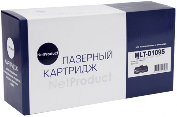 Картридж лазерный NetProduct N-MLT-D109S; для Samsung