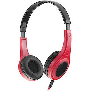 Наушники Perfeo FORTE (PF-FRT-BLK/RED); оголовье; 32