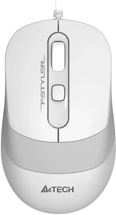 Мышь USB A4Tech Fstyler FM10S White