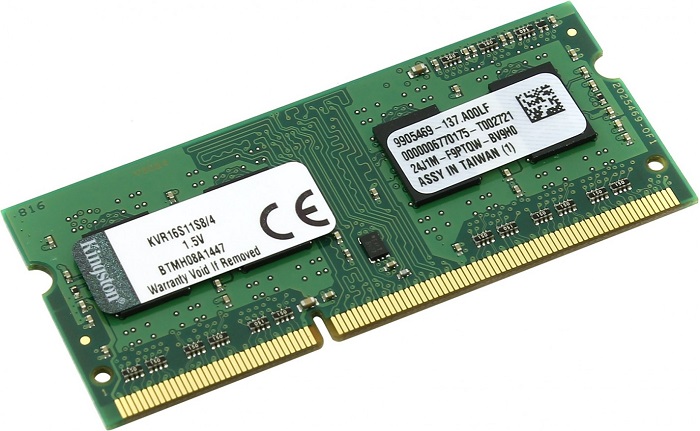 Оперативная память SO-DIMM DDR3 8Гб Kingston