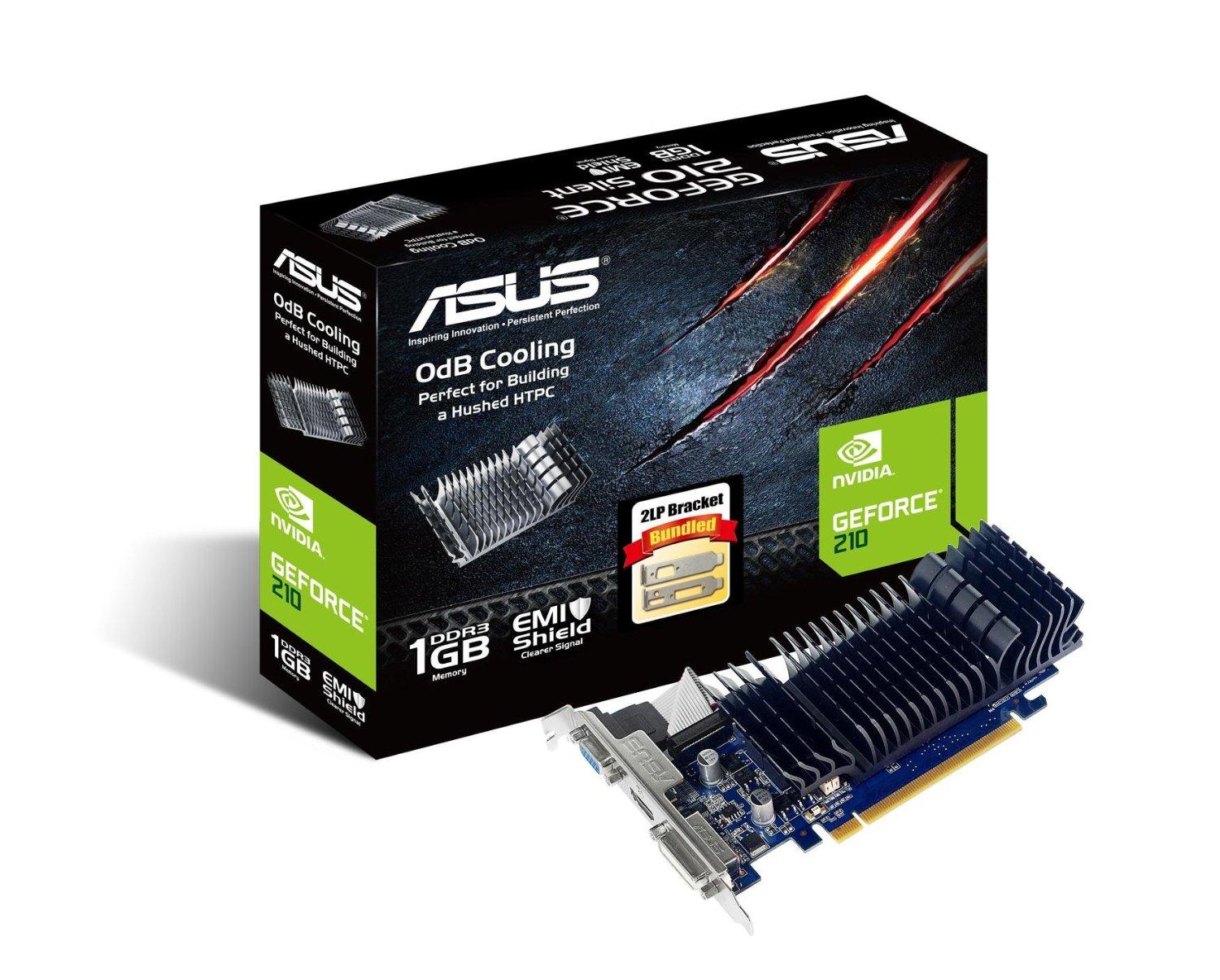 Видеокарта nVidia GT 210 Asus 210-SL-TC1GD3-L