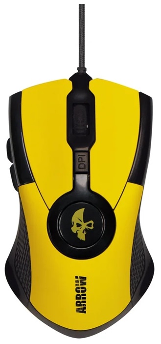 Мышь USB Jet.A ARROW JA-GH35 Yellow;