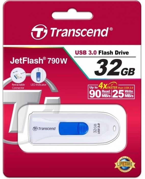 USB-флэш 32 ГБ Transcend 790W (TS32GJF790W);