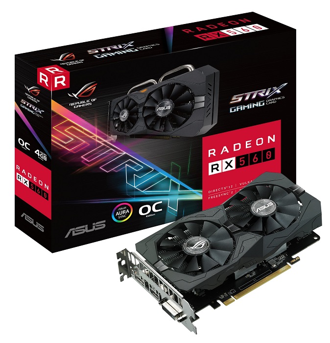 Видеокарта AMD Radeon RX 560 Asus