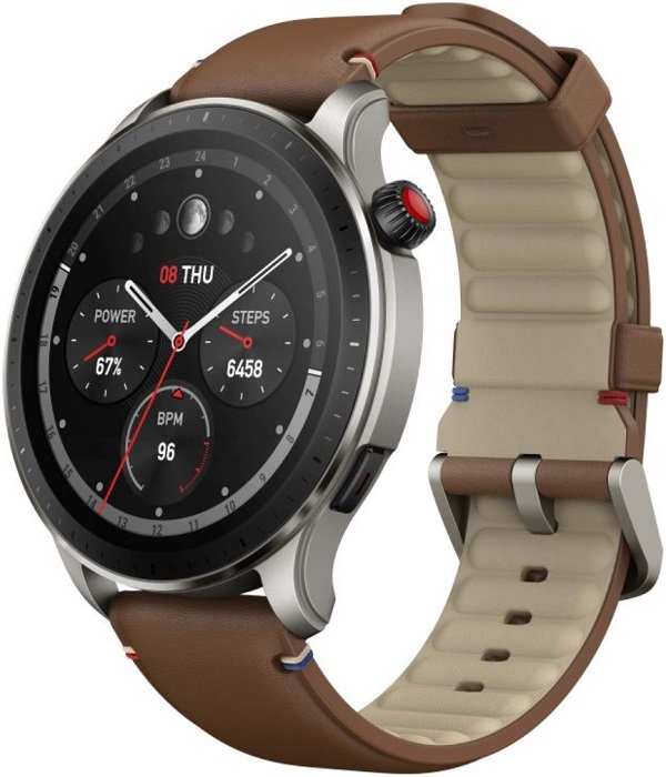 Смарт-часы Amazfit GTR 4 Brown Leather
