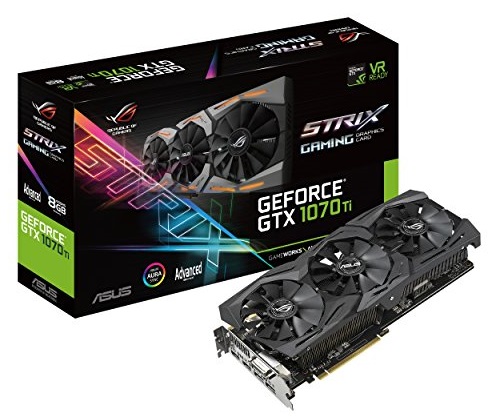 Видеокарта nVidia GTX 1070Ti Asus ROG-STRIX-GTX1070TI-A8G-GAMING