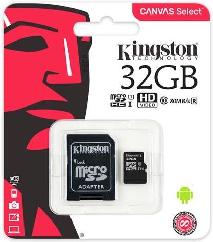 Карта памяти microSDHC 32 ГБ Kingston