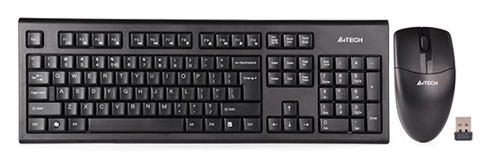 Комплект клавиатура + мышь A4Tech 3100N;