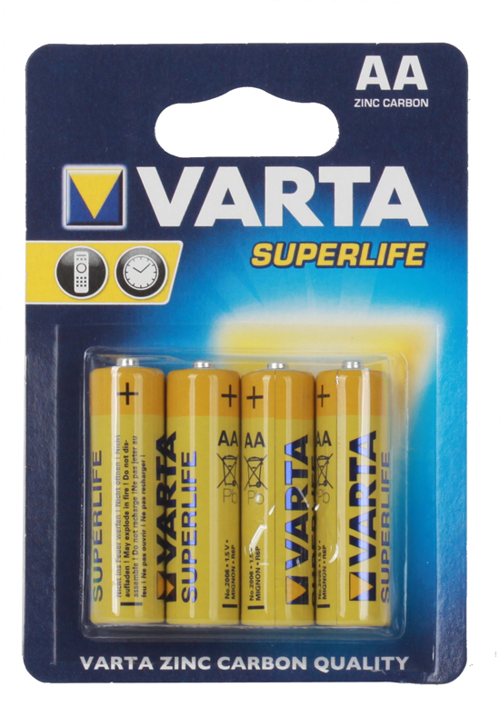 Батарейка AA Varta SUPER LIFE (2006113414);