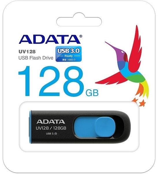 USB-флэш 128 ГБ A-Data UV128 (AUV128-128G-RBE);