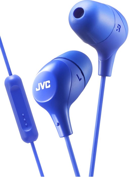 Наушники с микрофоном JVC HA-FX38M-A-E; вкладыши;