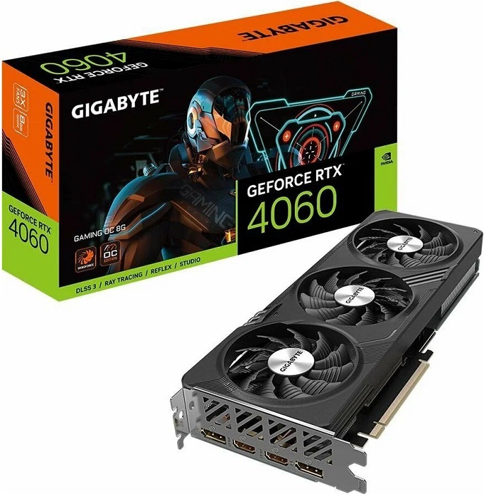 Видеокарта nVidia RTX 4060 Gigabyte GAMING