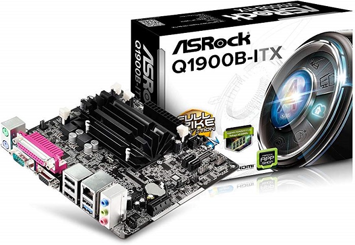 Материнская плата ASRock Q1900B-ITX; Intel Celeron