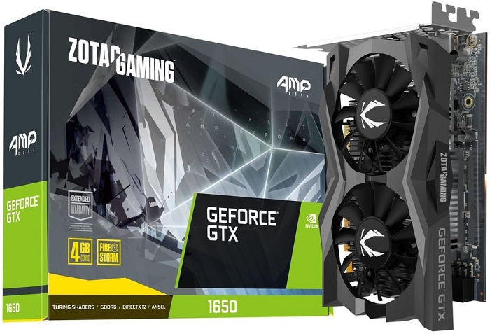 Видеокарта nVidia GTX 1650 Zotac GAMING