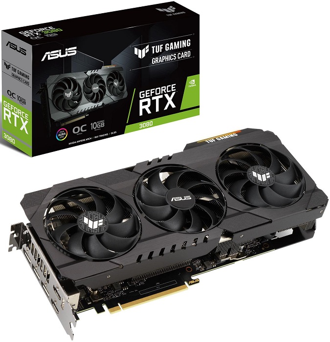 Видеокарта nVidia RTX 3080 Asus TUF-RTX3080-O10G-GAMING