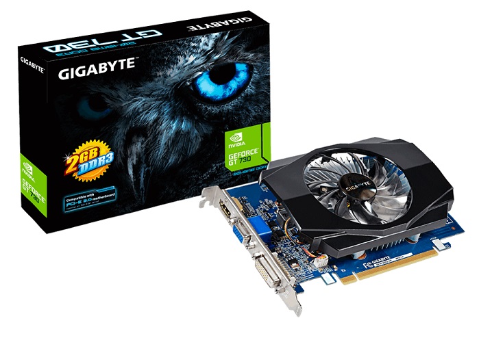 Видеокарта nVidia GT 730 Gigabyte GV-N730D3-2GI;