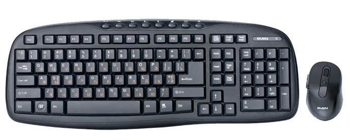 Комплект клавиатура + мышь Sven Comfort