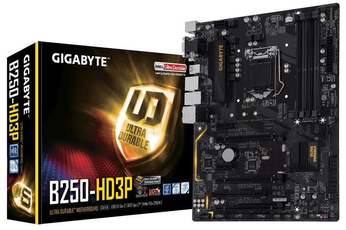 Материнская плата intel B250 Gigabyte GA-B250-HD3P;