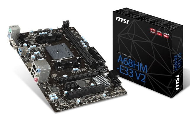 Материнская плата AMD A68 MSI A68HM-E33