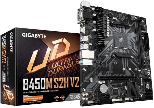 Материнская плата AMD B450 Gigabyte B450M