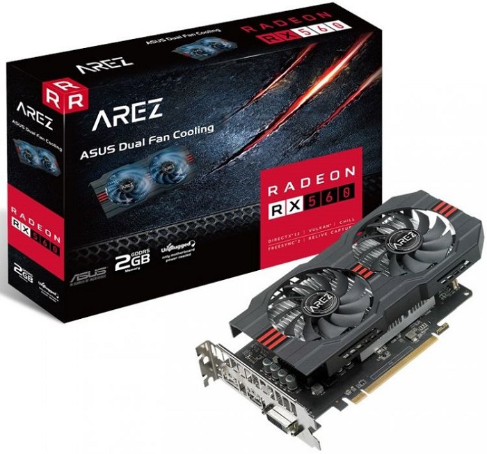 Видеокарта AMD Radeon RX 560 Asus