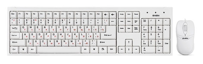 Комплект клавиатура + мышь Sven Standard