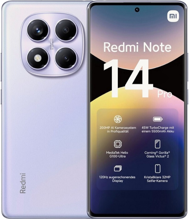 Смартфон Xiaomi REDMI Note 14 Pro