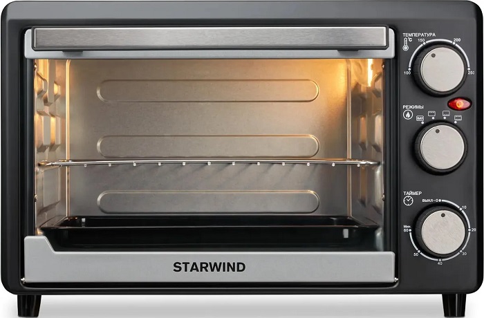 Мини-печь StarWind SMO2044; 1200 Вт; 100-250°C;