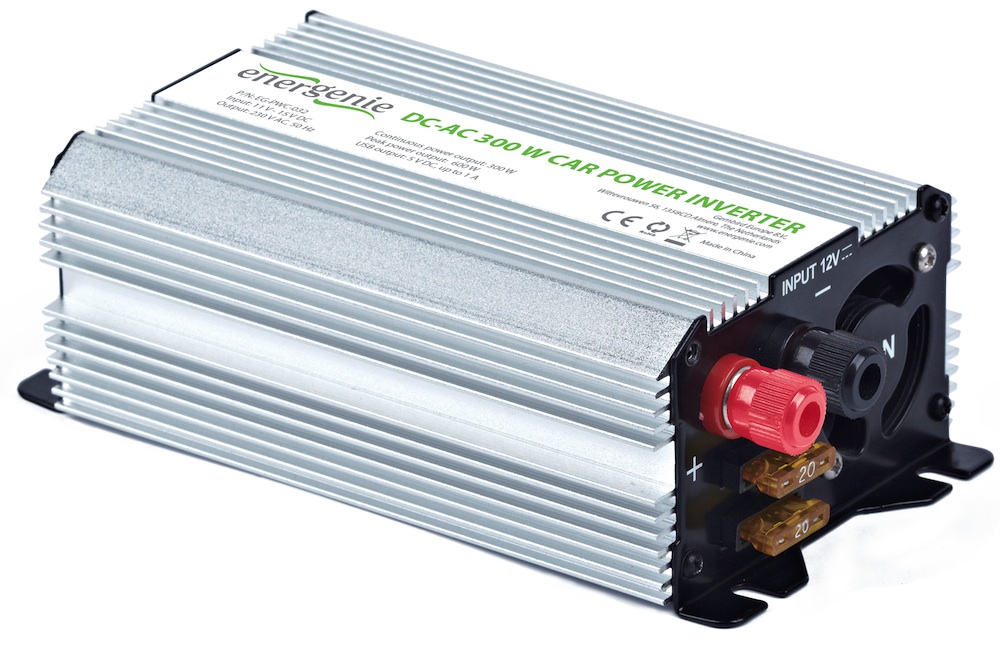 Автомобильный инвертор 300 Вт Energenie EG-PWC-032;