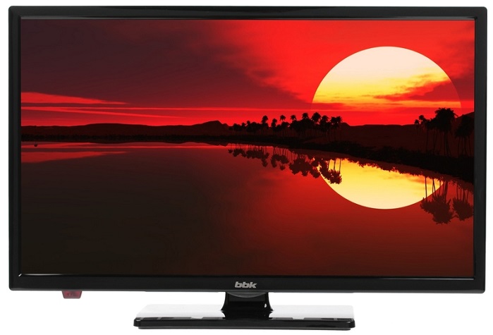 Телевизор 24" BBK 24LEM-1015/T2C; LED; 1366x768;