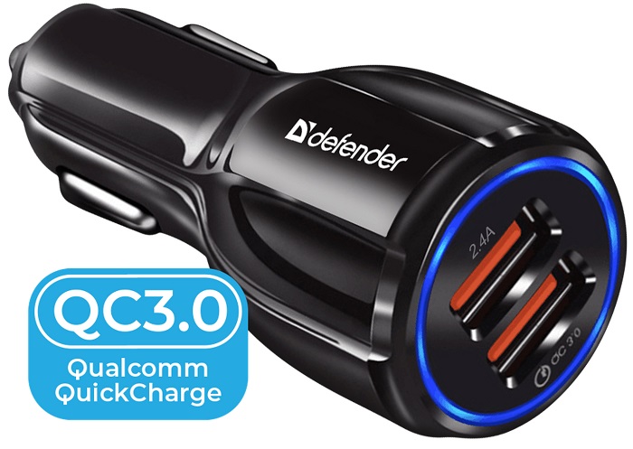 Зарядное устройство USB автомобильное Defender UCA-100 Зарядное устройство USB автомобильное Defender UCA-100