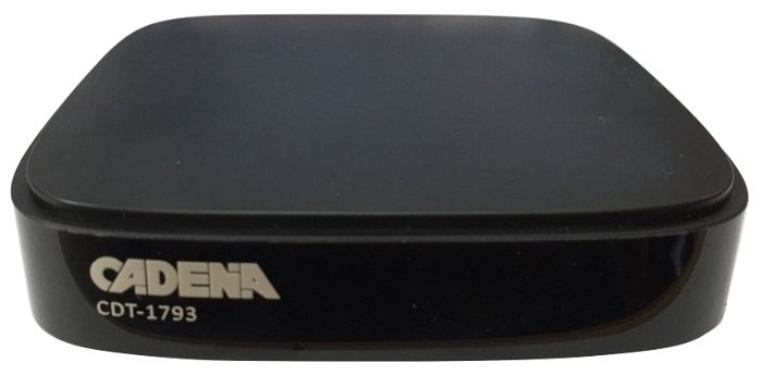 Цифровой ресивер DVB-T2 Cadena CDT-1793; HDMI,USB,RCA;