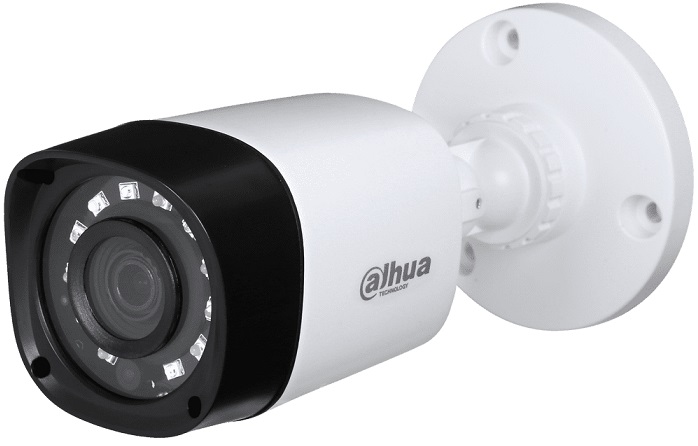 AHD камера уличная цилиндрическая Dahua DH-HAC-HFW1400RP-0280B;