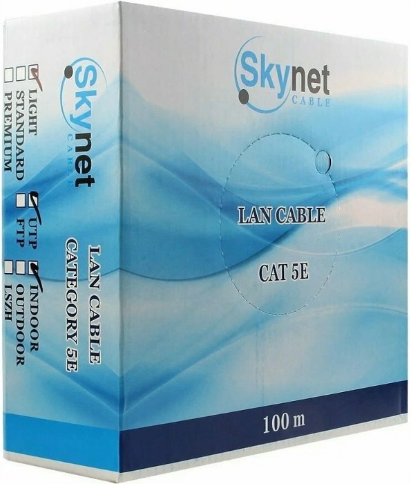 Витая пара SkyNet Light outdoor (CSL-UTP-4-CU-OUT/100);