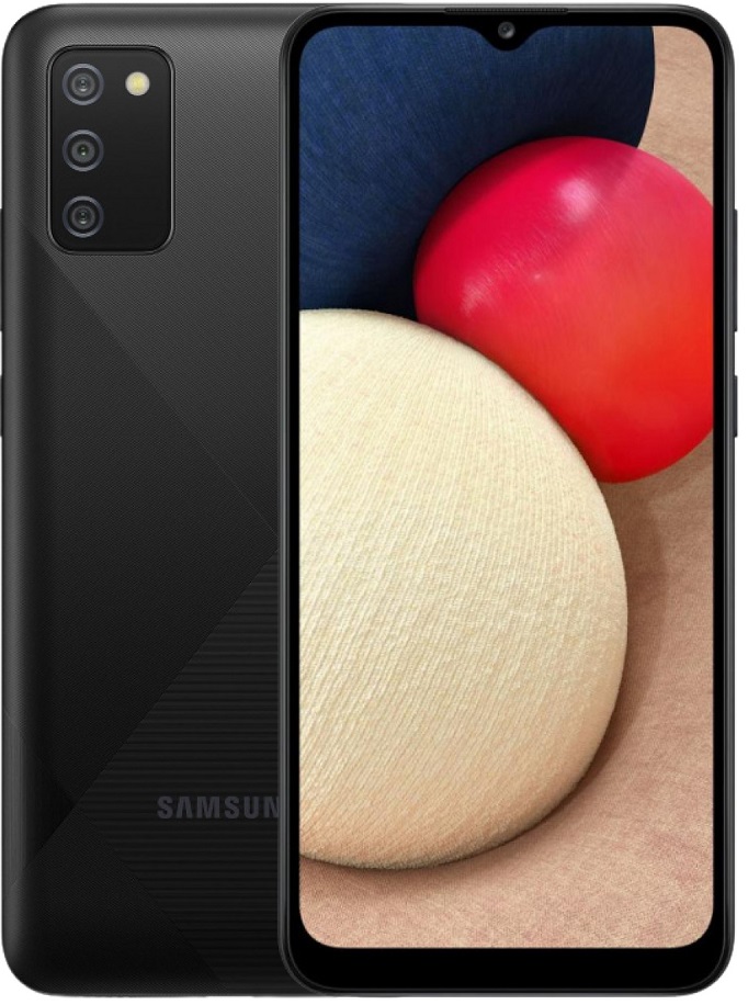 Смартфон Samsung Galaxy A02s 3/32Гб Black