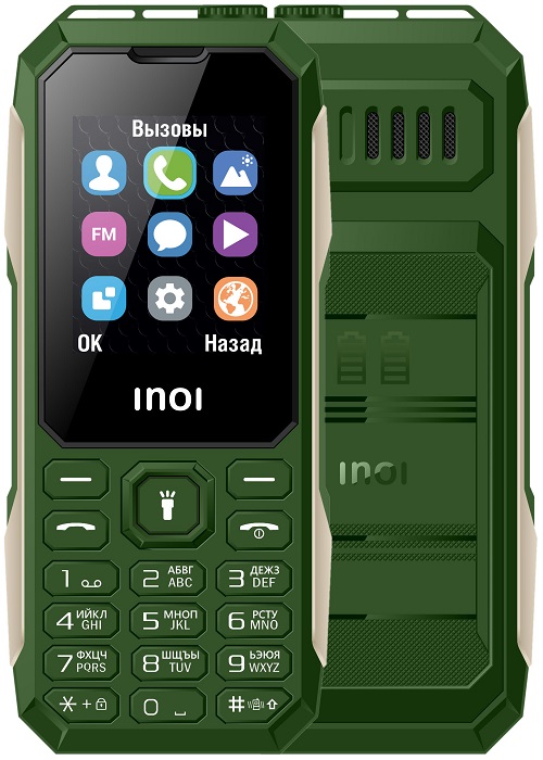 Мобильный телефон INOI 106Z Khaki (4660042756660);