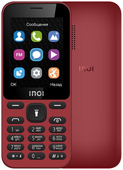 Мобильный телефон INOI 239 Dark Red