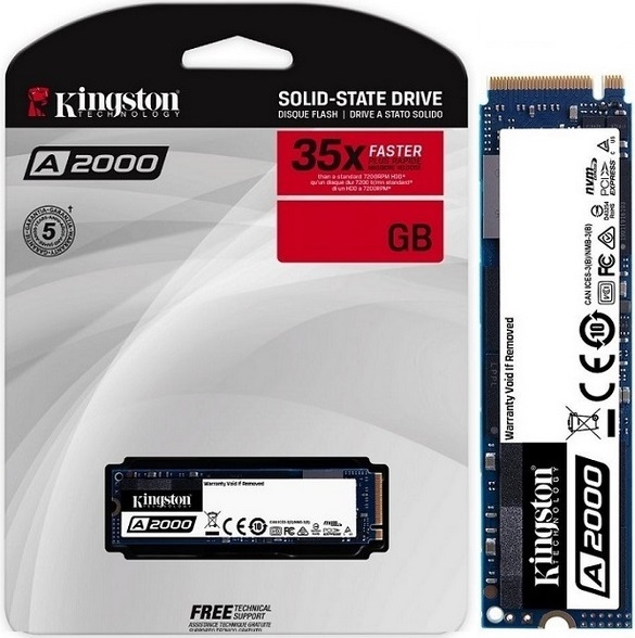 SSD-накопитель M.2 NVMe 250Гб Kingston A2000
