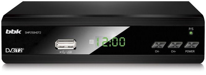 Цифровой ресивер DVB-T2 BBK (SMP250HDT2); HDMI,USB,RCA,S/PDIF;