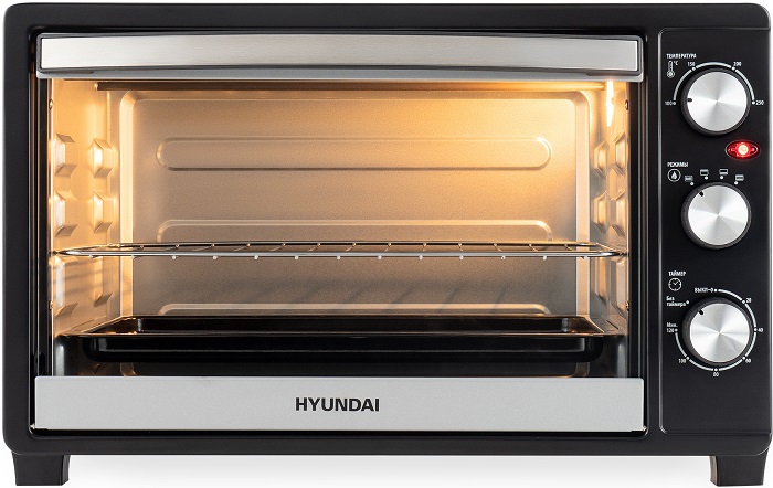Мини-печь Hyundai MIO-HY074; 1500 Вт; 100-250°C;