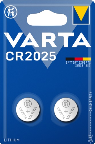 Батарейка 2025 Varta ELECTRONICS (06025101402); литиевая;