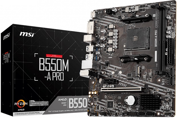 Материнская плата AMD B550 MSI B550M-A