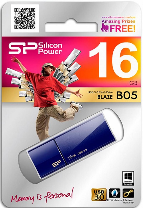 USB-флэш 16 ГБ Silicon Power Blaze