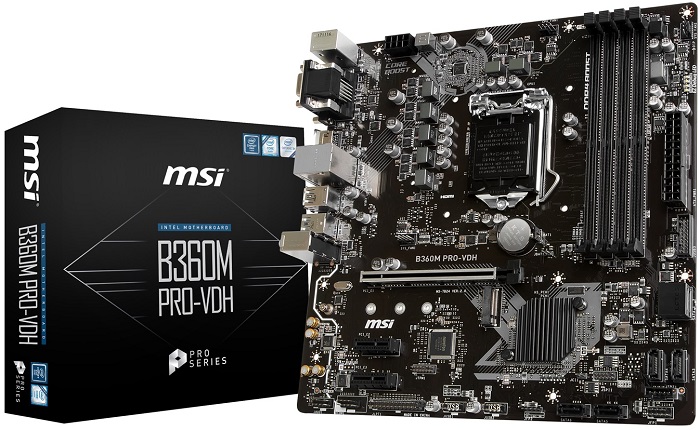 Материнская плата intel B360 MSI B360M