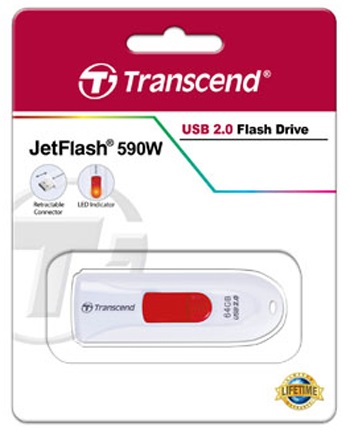 USB-флэш 16 ГБ Transcend 590 (TS16GJF590W);