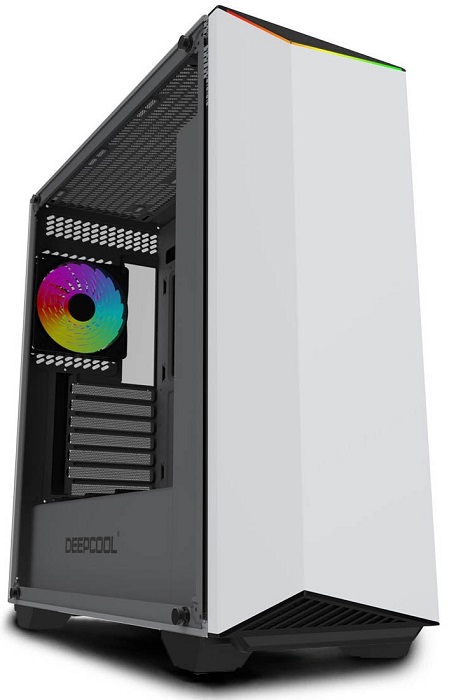 Корпус DeepCool Earlkase RGB (DP-ATX-ERLKWH-GLSRGB); ATX;