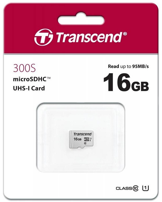 Карта памяти microSDHC 16 ГБ Transcend