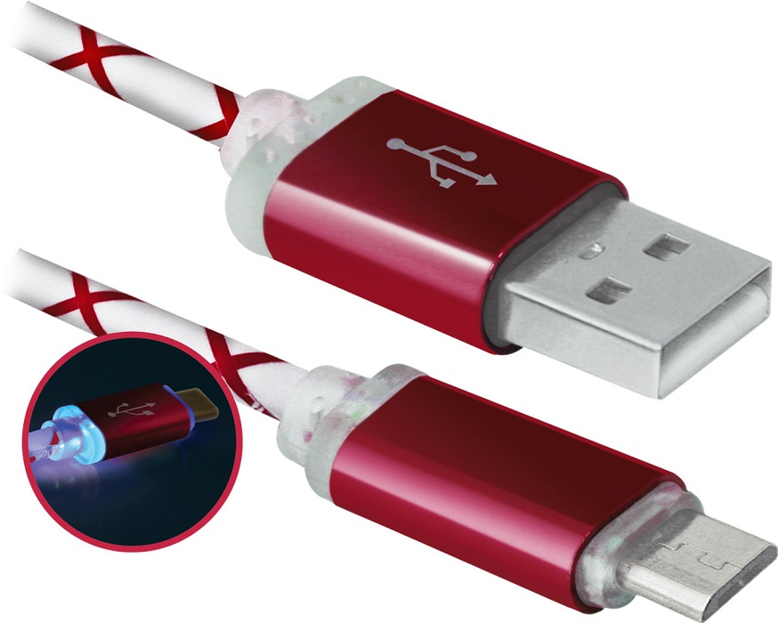 Кабель AM/microBM 5p Defender USB08-03LT (87556);