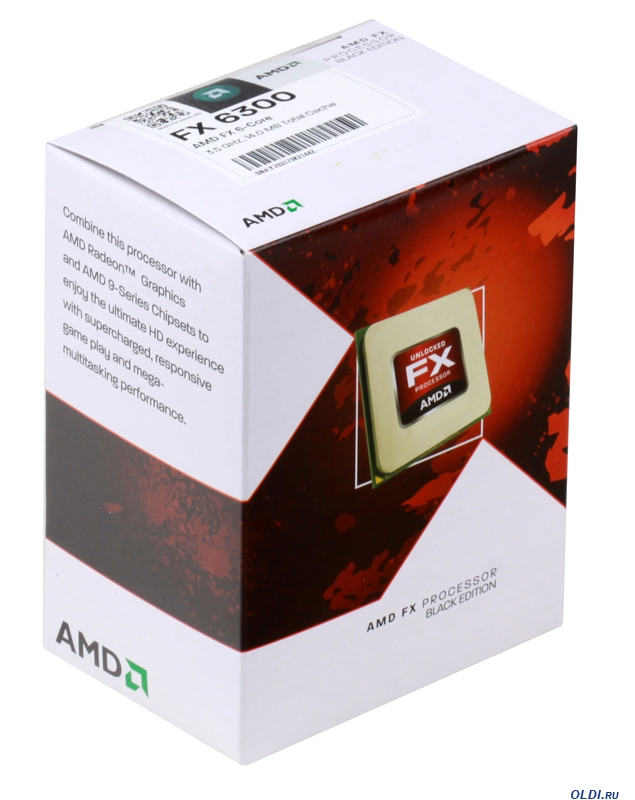 Процессор AMD FX-6300 (FD6300WMHKBOX); 3.5-4.1 ГГц;